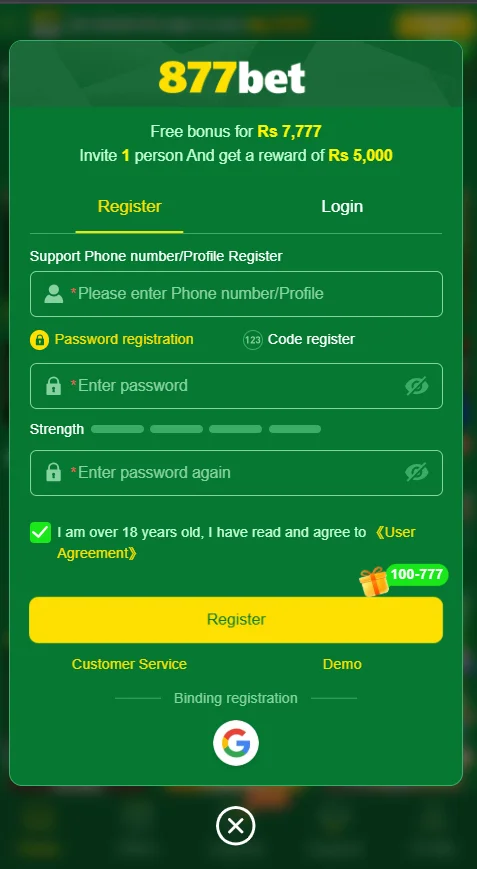 877 Bet Game APK Download Online Earning App